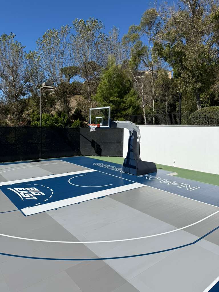 美國私人后院籃球場